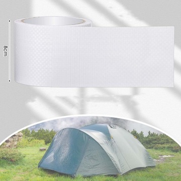 2 шт. 8CMX5M РЕМОНТНАЯ ЛЕНТА ДЛЯ ХОЛСТА ВОДОНЕПРОНИЦАЕМАЯ РЕМОНТНАЯ ЛЕНТА ДЛЯ БРЕЗЕНТА