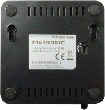 БЕСПРОВОДНОЙ АУДИО-ВИДЕО ПЕРЕДАТЧИК МЕТРОНИК
