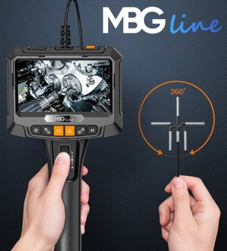 Инспекционная камера Эндоскопическая мастерская с подвижной головкой Бороскоп 1 м 3,9 мм