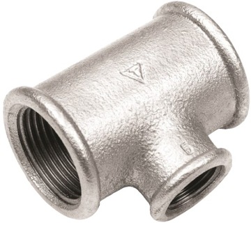 TRÓJNIK REDUKCYJNY OCYNKOWANY 5/4x1 OCYNK ŻELIWNY