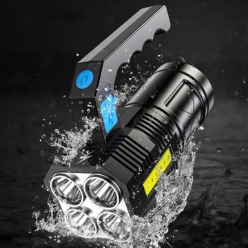 Светодиодный ВОЕННО-ТАТИЧЕСКИЙ ФОНАРЬ, ПОИСКАТЕЛЬ, АККУМУЛЯТОР