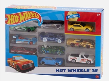 RESORAKI HOT WHEELS 10-pak ZESTAW AUTKA MATTEL / 54886