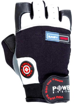 WENTYLOWANE SKÓRZANE RĘKAWICE ĆWICZEŃ SIŁOWNI DAMSKI POWER SYSTEM EASY GRIP