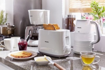 Philips Toaster HD2581/00 белый 830 Вт