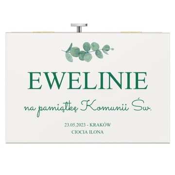 Шкатулка Музыкальная Шкатулка Сувенир ко Святому Причастию Подарок на первое причастие девочки