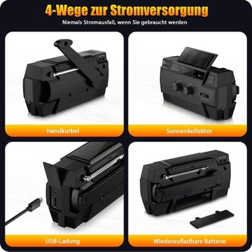 СОЛНЕЧНОЕ РАДИО, ПОРТАТИВНОЕ РАДИО, ДИНАМО С AM/FM, СВЕТОДИОДНЫЙ ФОНАРЬ Q2