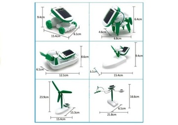 Образовательный комплект солнечного робота для сборки автоматической ветряной мельницы 6 в 1