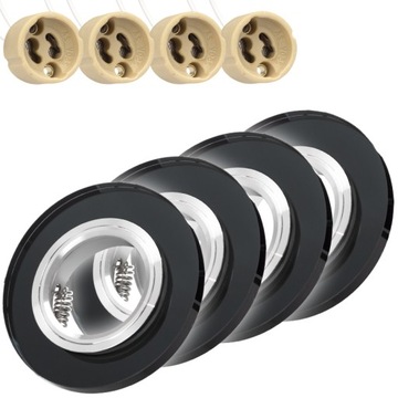 4x OCZKO SUFITOWE LED OCZKO LED OPRAWKA GU10