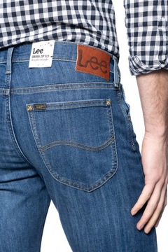 Męskie spodnie jeansowe proste Lee DAREN ZIP FLY W32 L32