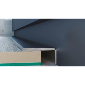 CS25 Планка Arbiton 2,00 м Антрацит CS52 Угловая планка для лестницы