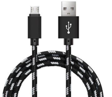 Nylonowy kabel 1M micro, szybkie ładowanie,4001
