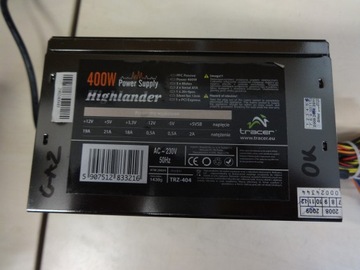 PSU ATX HIGHLANDER TRZ-404 400W