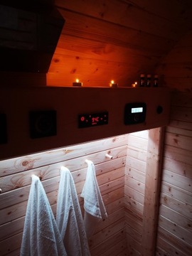 RUSKA BANIA sauna fińska ogrodowa harvia PC90