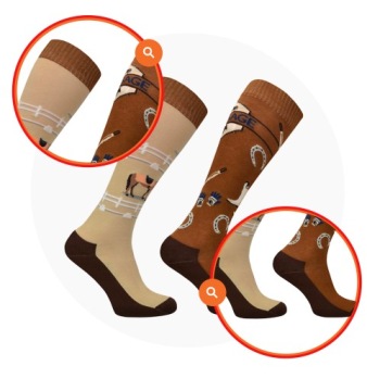 Набор носков в виде лошадей в подарок наезднику