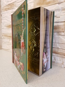 Книга-контейнер 24х21х9 см. День Святого Николая, Рождественский подарок