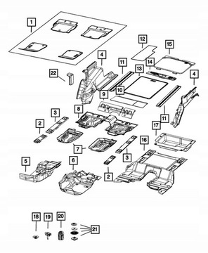 PLASTIK PASA TYLNY BAGAŻNIKA JEEP WRANGLER JL 18-
