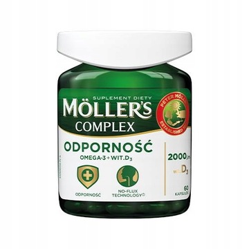 MOLLER'S COMPLEX OMEGA-3 D3 SERCE ODPORNOŚĆ 60