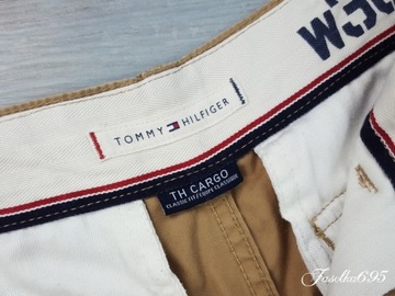 TOMMY HILFIGER CARGO SPODENKI BOJÓWKI W30 pas 84