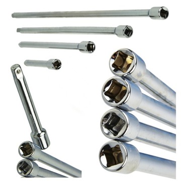 PRZEDŁUŻKA 1/4 DO NASADKI GRZECHOTKI 4szt ZESTAW 75MM/150MM/230MM/300MM