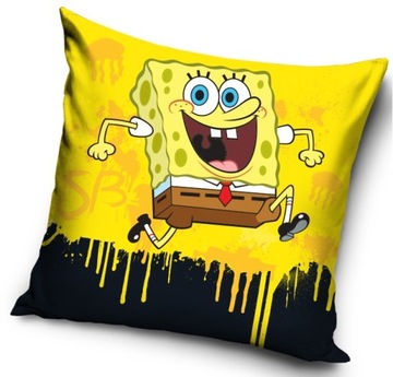 SPONGEBOB SPONGE BOB JASIEK PODUSZKA 40x40 + WKŁAD