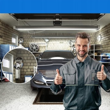 СКЛАДСКОЕ ЗЕРКАЛО КРУГЛОЕ 30 СМ ДЛЯ МАГАЗИНА-ГАРАЖА + РУЧКА