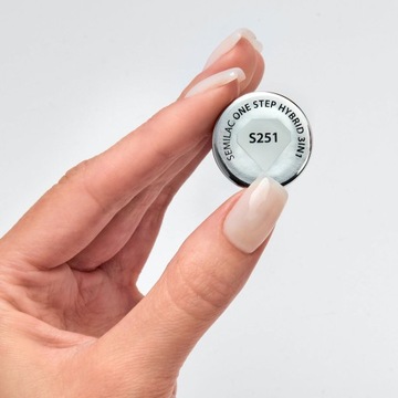 SEMILAC ONE STEP HYBRID POLISH S251 КОКОСОВЫЙ КРЕМ