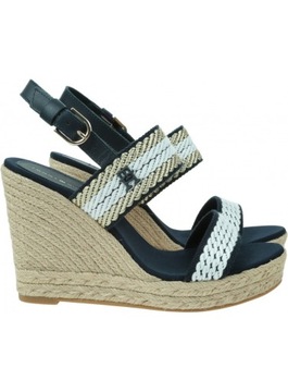 Espadryle Damskie TOMMY HILFIGER Golden Webbing 39