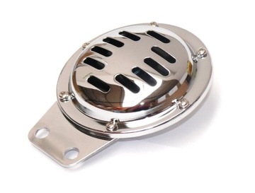 KLAKSON SYGNAŁ DŹWIĘKOWY 12V CHROM 10cm CHOPER
