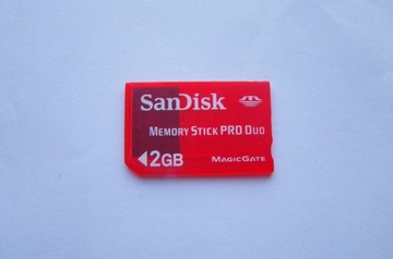 Karta pamięci MEMORY STICK PRO DUO 2 GB San Disk