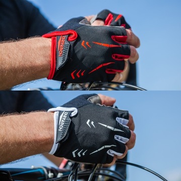 Короткие гелевые велосипедные перчатки для езды на велосипеде - M