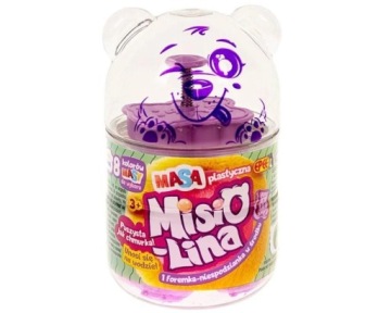 MISIOLINA маса для ліплення червона 60 г + 1 формочка