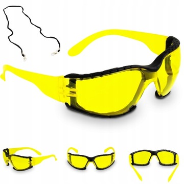 Okulary Ochronne Robocze FILTR UV antyodpryskowe