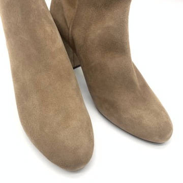 Buty damskie botki zamszowe UNISA Ursula_KS Taupe rozmiar 41