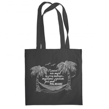 TORBA FAJNY PREZENT NA WAKACJE PLAŻA PALMY URLOP