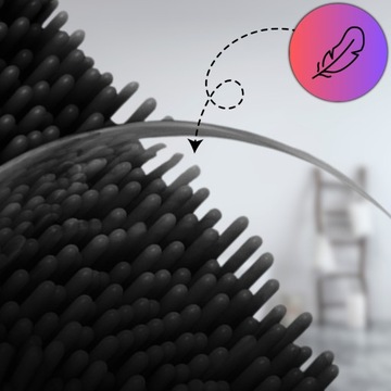 Silikonowa myjka do mycia twarzy ciała do masażu pielęgnacji z uchwytem