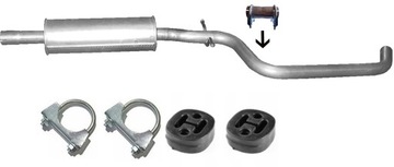 SEAT ALTEA LEON TOLEDO 1.2 1.6 TŁUMIK ŚRODKOWY