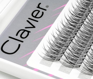 Clavier Kępki Rzęs Vshape Light – Jaskółki 10 - mm