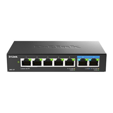 D-Link | 7-Port Multi-Gigabit Unmanaged Switch | DMS-107/E | Unmanaged | De