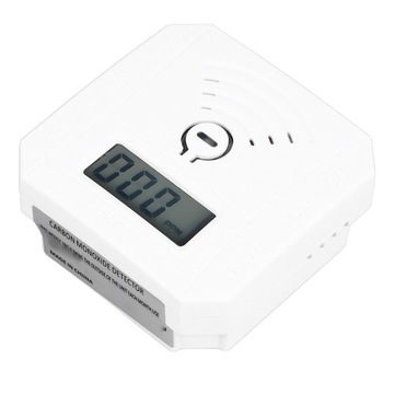 Wyświetlacz LCD alarmu CO Mini dźwięk o wysokiej czułości Ostrzeżenie