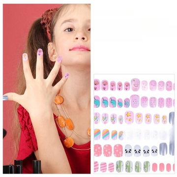 ЖИВОТНЫЕ НАЖИМАЮТ НА НОГТИ КЛЕЙ НАКЛАДНЫЕ УКРАШЕНИЯ ДЛЯ ИСКУССТВЕННЫХ НАКЛЕЙКИ ДЛЯ ДЕТЕЙ