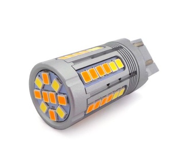 LED 7443 12-24V 21/5W biało-pomarańczowa bez błędu