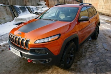 Jeep Cherokee V Terenowy 3.2 V6 272KM 2015 JEEP CHEROKEE (KL) 3.2 4x4 TRAILHAWK, blokada mostu, BEZWYPADKOWY! STAN BDB, zdjęcie 8