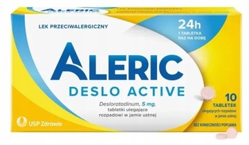 Aleric Deslo Active 5 mg lek na alergię 10 tabl.