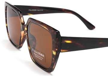 Okulary przeciwsłoneczne damskie polaryzacyjne z etui Polarzone UV 400