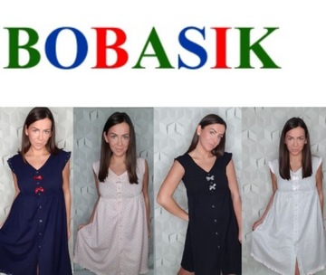 Coala Basia koszula do karmienia czarna gładka rozmiar 4XL