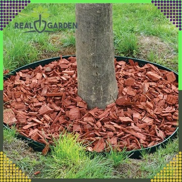 Садовый газонный обод набор 50x50x10m 30 дюбелей черные якоря