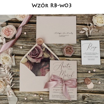 Приглашения на свадьбу Свадьба с открыткой с наклейкой