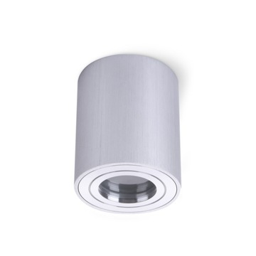 Halogen sufitowy chrom tuba okrągła Gu10 IP44