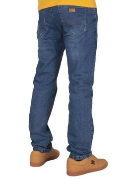 Spodnie męskie jeans W:39 102 CM L:30 granat