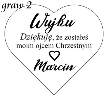 Коробка с золотым сердцем «Спасибо крестным родителям» Y3